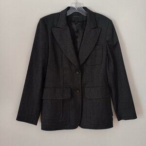 Bern and Mort Women’s 98% Wool Blend Gray Blazer Coat Size 10